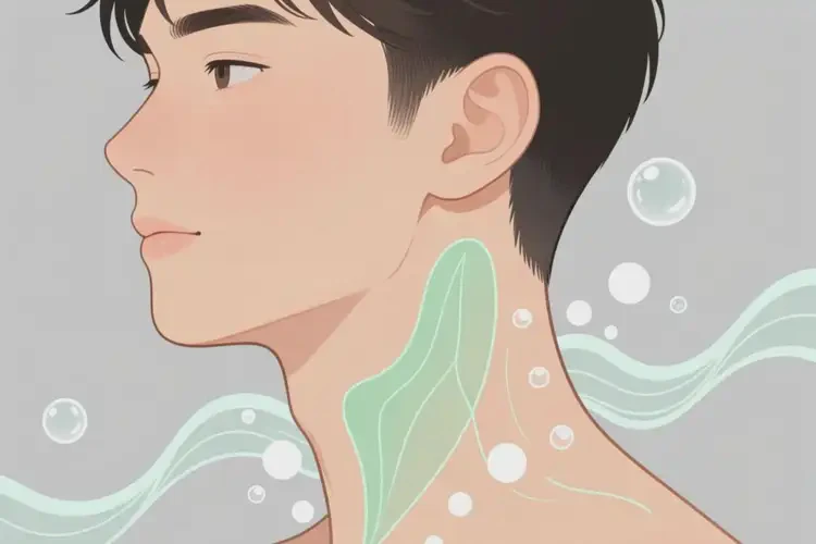 男生脖子出現(xiàn)濕疹可不可以徹底自愈(圖1)