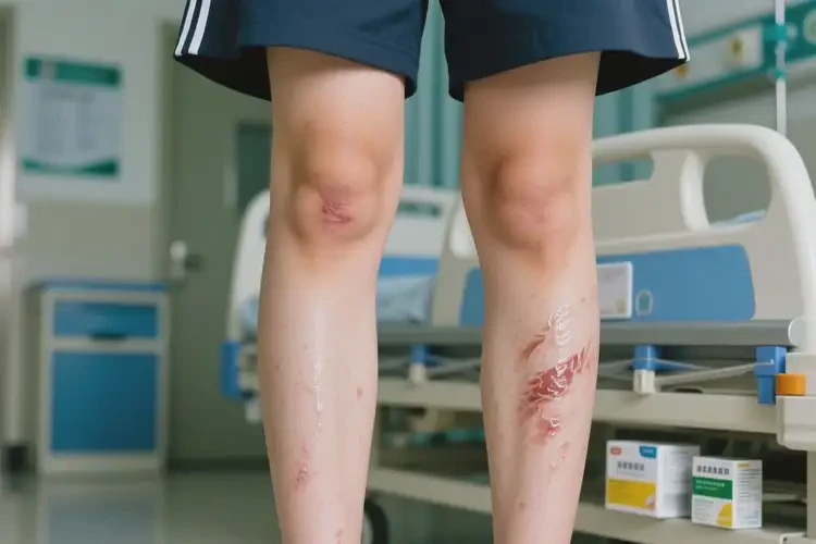 中學(xué)生小腿起濕疹不管它會自己自愈嗎(圖2)