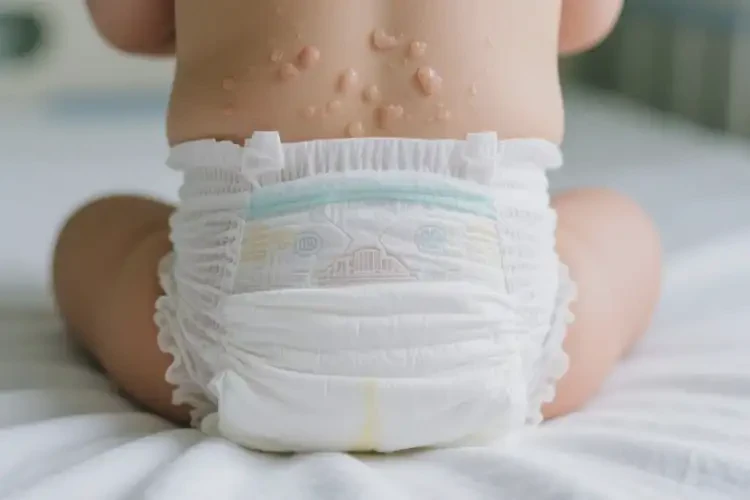 小孩屁股經(jīng)常長濕疹不管它會自己自愈嗎(圖1)