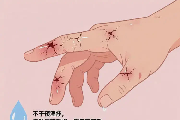 青少年手上容易長濕疹不管它會自己好嗎(圖1)