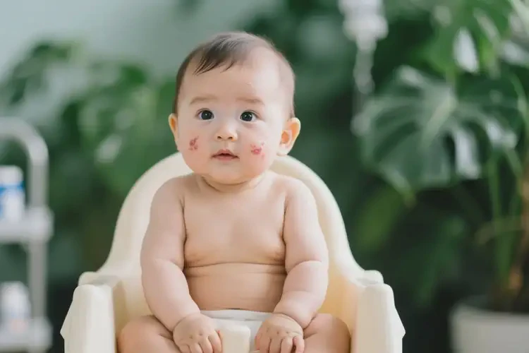 婴儿面部长湿疹能彻底自愈吗(图1)