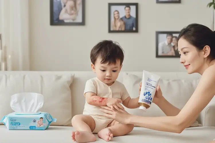 寶寶手臂上長濕疹不管它會自己自愈嗎(圖3)