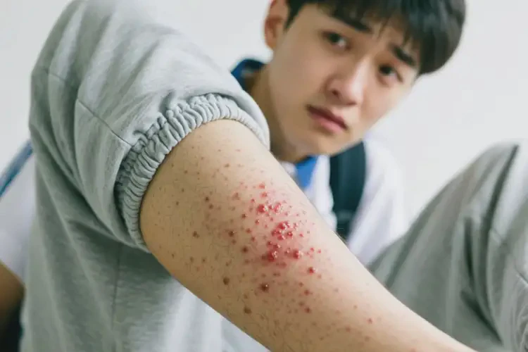 大学生小腿出现湿疹不管它会自己痊愈吗(图3)