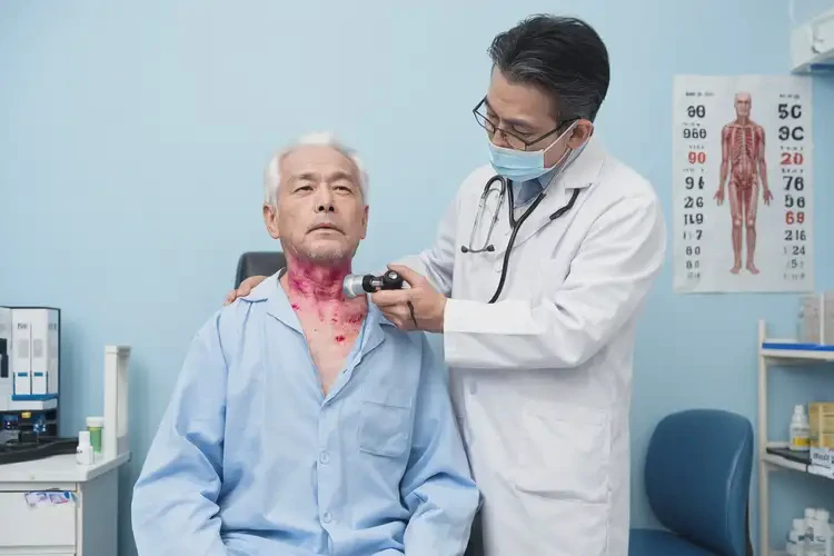 老人脖子偶爾起濕疹不管它會自己好嗎(圖3)