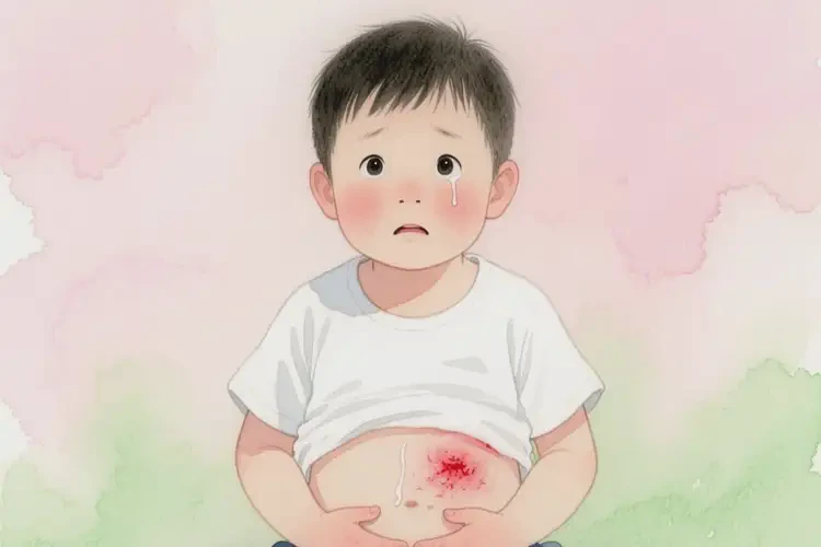 少兒肚子起濕疹不管它會(huì)自己自愈嗎(圖2)