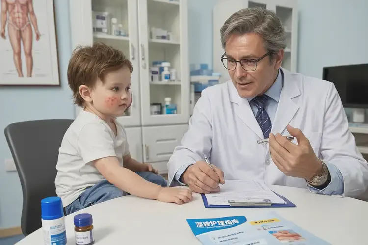 少兒脖子容易起濕疹可以徹底自愈嗎(圖1)