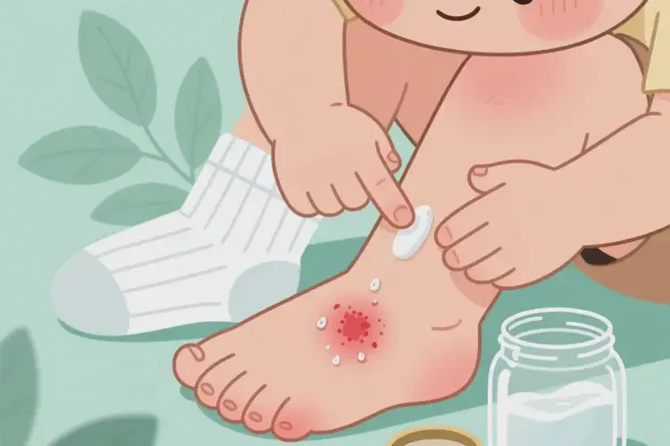 兒童腳上起濕疹能夠徹底治愈嗎(圖2)