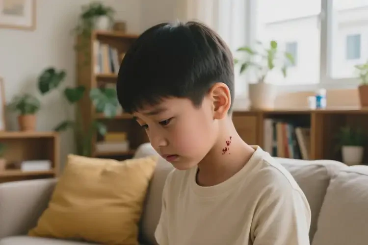 小學(xué)生脖子上偶爾長(zhǎng)濕疹能靠自己自愈嗎(圖4)