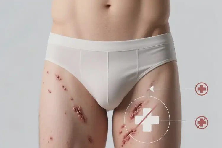 男生屁股經(jīng)常起濕疹不管它會(huì)自己自愈嗎(圖2)