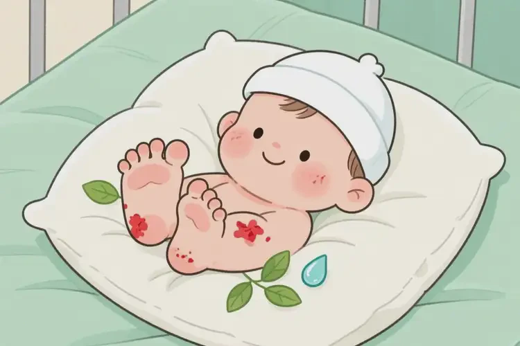 幼兒腳上有濕疹能夠徹底治愈嗎(圖3)