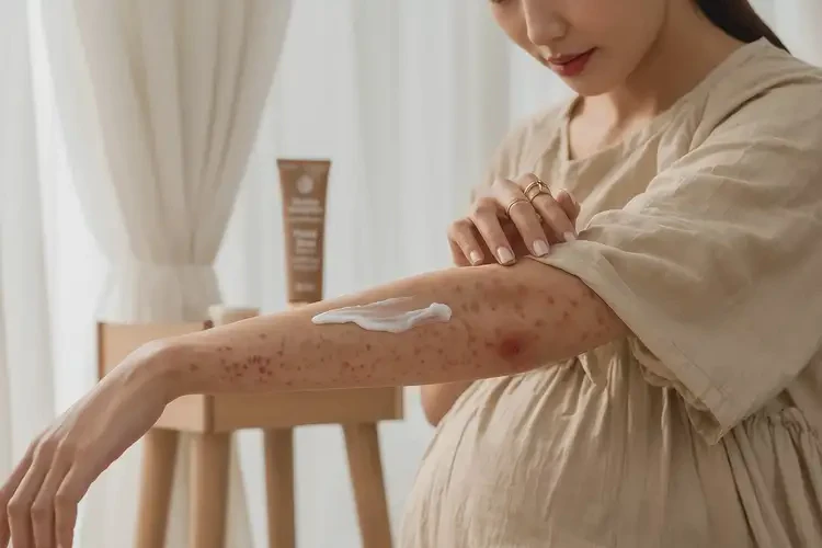 孕婦手臂上出濕疹可以徹底自愈嗎(圖3)