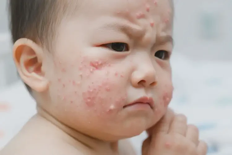 嬰幼兒臉上容易起濕疹可以徹底自愈嗎(圖4)