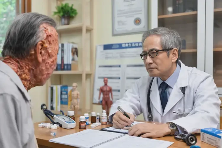 老年人脖子上有濕疹不管它會自己痊愈嗎(圖2)