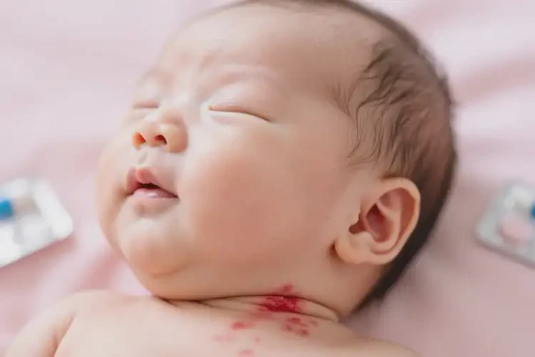 嬰兒脖子上經(jīng)常長濕疹可不可以徹底自愈(圖4)