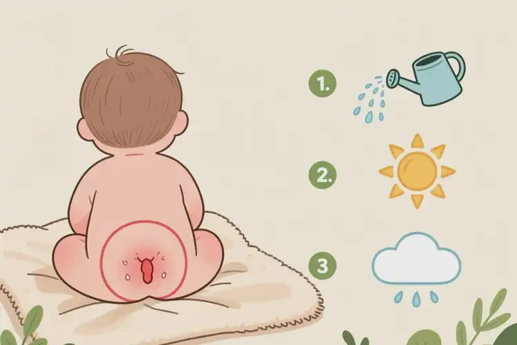 小兒肛周容易起濕疹能夠徹底治愈嗎(圖1)