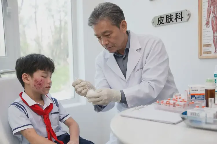 小學生肚子上長濕疹能夠徹底治愈嗎(圖3)