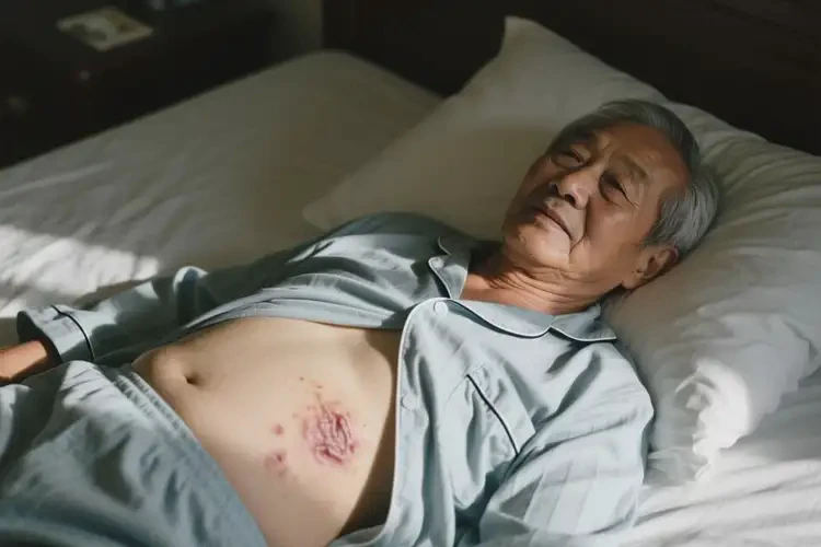 老人肚子上起湿疹能靠自己自愈吗(图2)