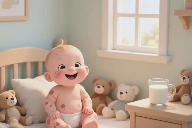 幼兒全身長濕疹可不可以徹底自愈(圖1)