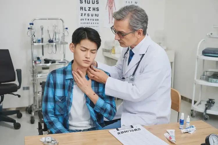 大學(xué)生脖子上出濕疹不管它會(huì)自己痊愈嗎(圖3)