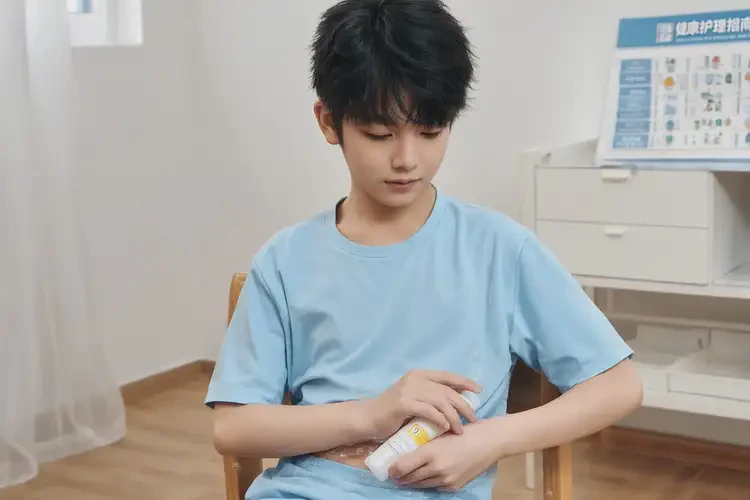 中学生肚子经常长湿疹不管它会自己自愈吗(图1)