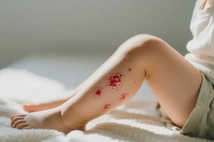 小孩小腿上長(zhǎng)濕疹不管它會(huì)自己好嗎(圖4)