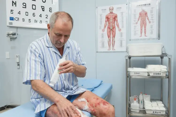 男生大腿上長濕疹能靠自己自愈嗎(圖2)