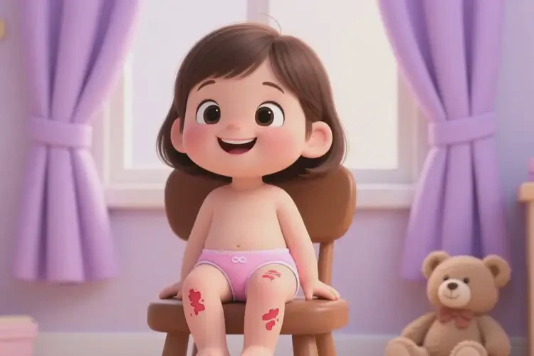 少兒大腿上容易起濕疹不管它會(huì)自己自愈嗎(圖1)