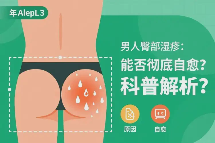 男人屁股上容易长湿疹能不能彻底自愈(图1)