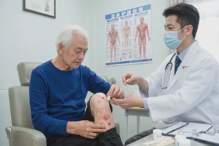 老年人小腿經(jīng)常長濕疹能徹底自愈嗎(圖3)