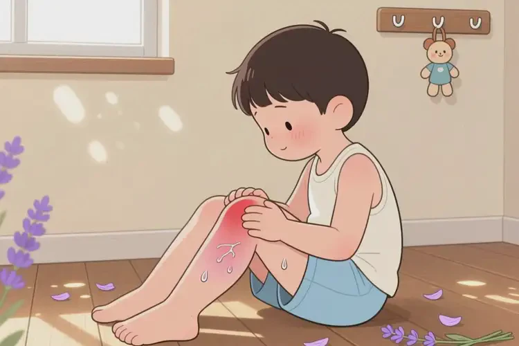 兒童大腿出濕疹可以徹底自愈嗎(圖2)