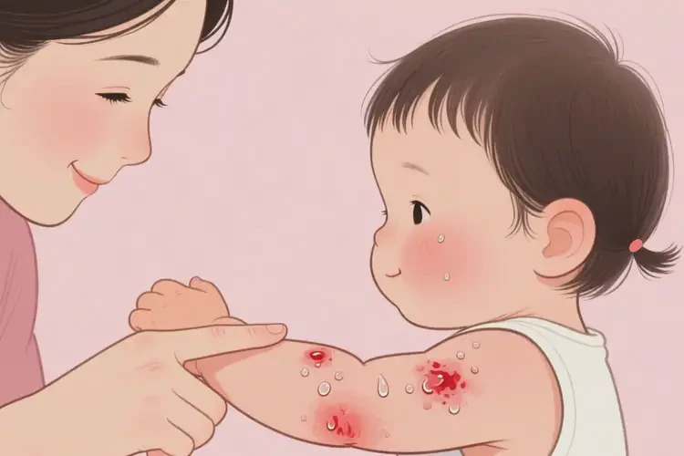 幼兒手臂容易起濕疹不管它會自己自愈嗎(圖1)