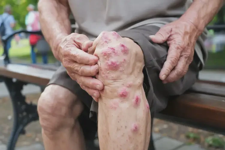 老年人小腿上經(jīng)常起濕疹不管它會自己痊愈嗎(圖4)