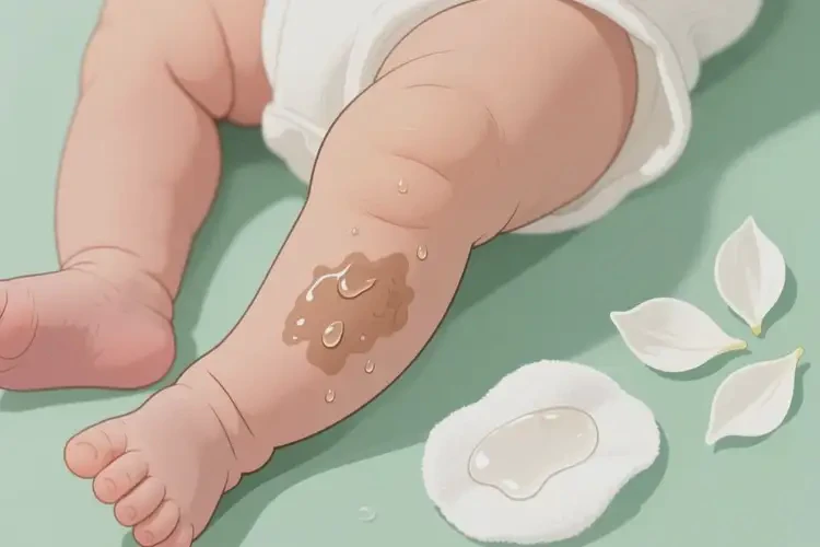 新生兒大腿容易長濕疹能徹底自愈嗎(圖1)