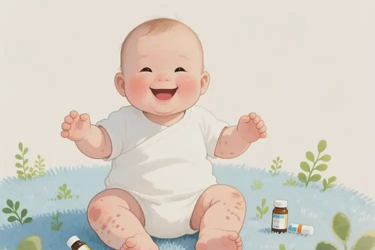 幼兒四肢出濕疹可以徹底自愈嗎(圖4)