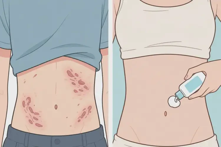 中學生肚子上容易起濕疹可不可以徹底自愈(圖3)