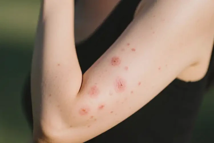 女人手臂上偶爾長濕疹可以徹底自愈嗎(圖2)