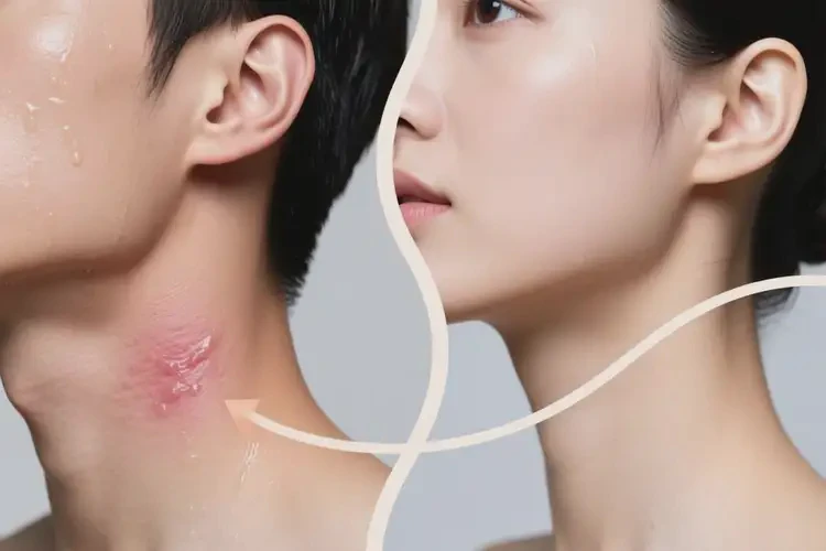 男性脖子上有湿疹可以彻底自愈吗(图1)