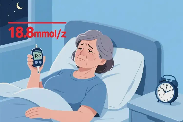 更年期女性睡前血糖18點8是糖尿病嗎(圖1)