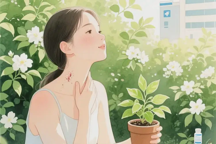 女性脖子上偶爾長(zhǎng)濕疹可不可以徹底自愈(圖4)