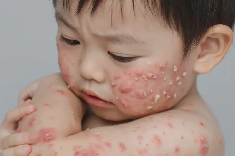 孩子全身長濕疹能靠自己自愈嗎(圖4)