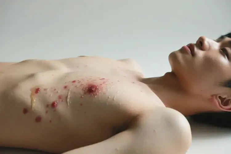 男生肚子上長濕疹不管它會(huì)自己好嗎(圖3)