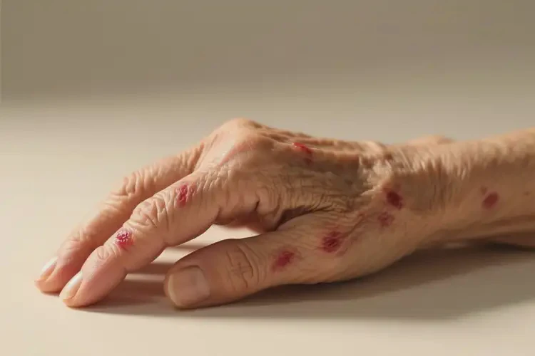 老人手臂偶爾起濕疹能徹底自愈嗎(圖3)