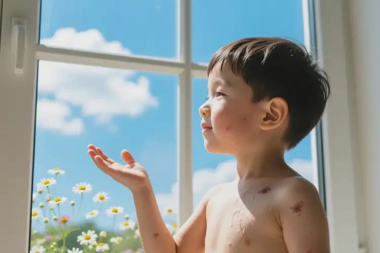 小孩全身经常起湿疹能够彻底治愈吗(图2)