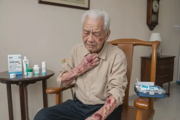 高龄老人身上起湿疹不管它会自己自愈吗(图2)