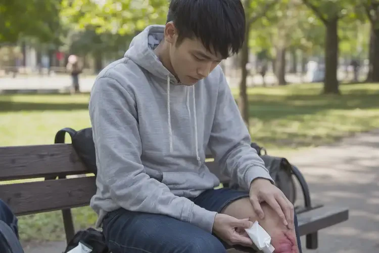 男生小腿偶爾起濕疹不管它會(huì)自己自愈嗎(圖3)