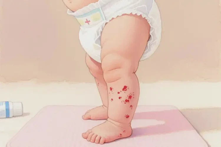 新生兒大腿容易長(zhǎng)濕疹不管它會(huì)自己自愈嗎(圖1)