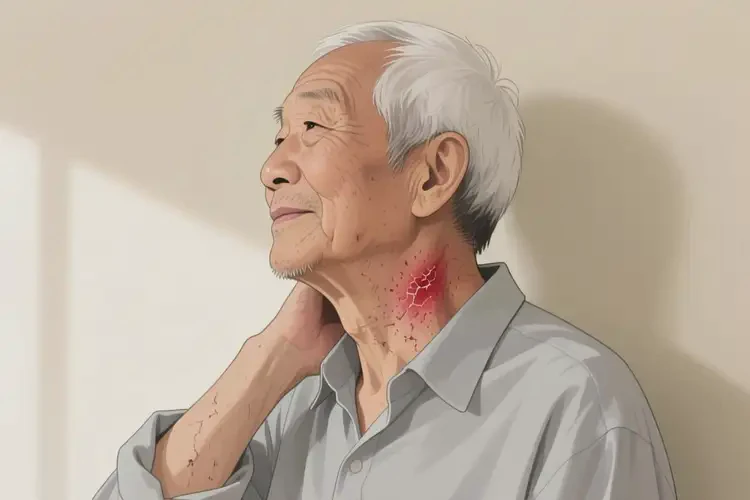 老年人脖子出濕疹不管它會自己痊愈嗎(圖4)