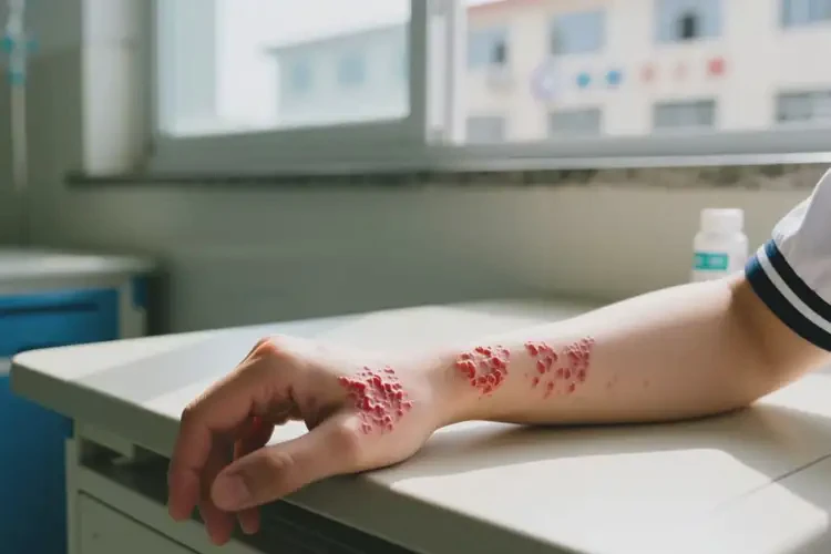 大學(xué)生身上有濕疹不管它會自己好嗎(圖4)