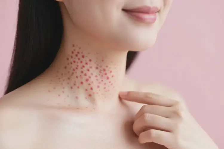 孕婦脖子上有濕疹不管它會自己自愈嗎(圖1)