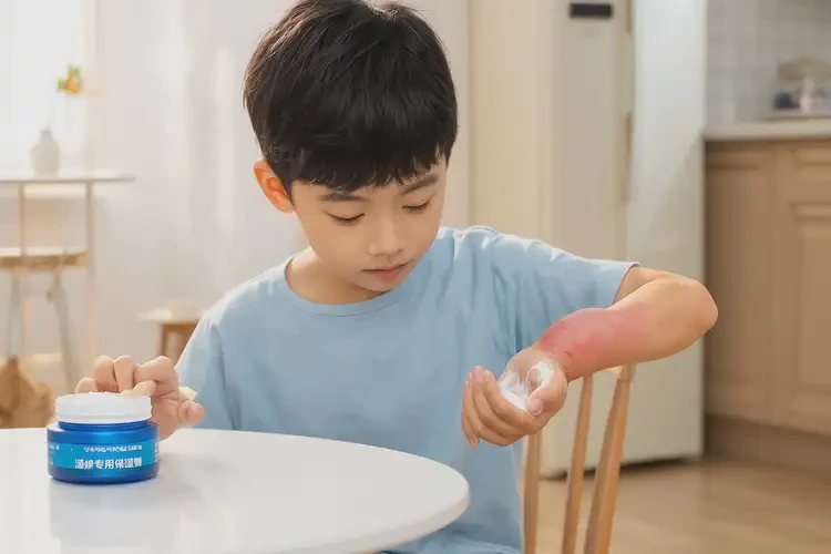 孩子腳上出現(xiàn)濕疹不管它會(huì)自己自愈嗎(圖2)